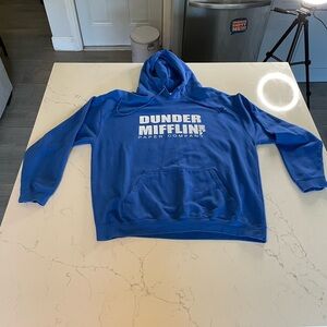 Dunder Mifflin Blue Hoodie